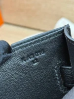 Мужская сумка мессенджер Hermes чёрного цвета, артикул 344722 — фото 6