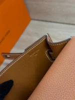 Мужская сумка мессенджер Hermes коричневого цвета, артикул 344723 — фото 7