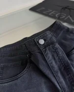 Мужские джинсы Zegna чёрного цвета, артикул 343390 — фото 4