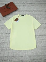 Мужская футболка Loro Piana зелёного цвета, артикул 343403