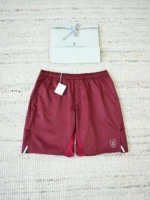 Мужские шорты Brunello Cucinelli бордового цвета, артикул 343438