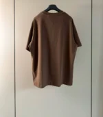 Мужская футболка Bottega Veneta коричневого цвета, артикул 343447 — фото 2