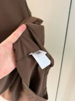 Мужская футболка Bottega Veneta коричневого цвета, артикул 343447 — фото 7