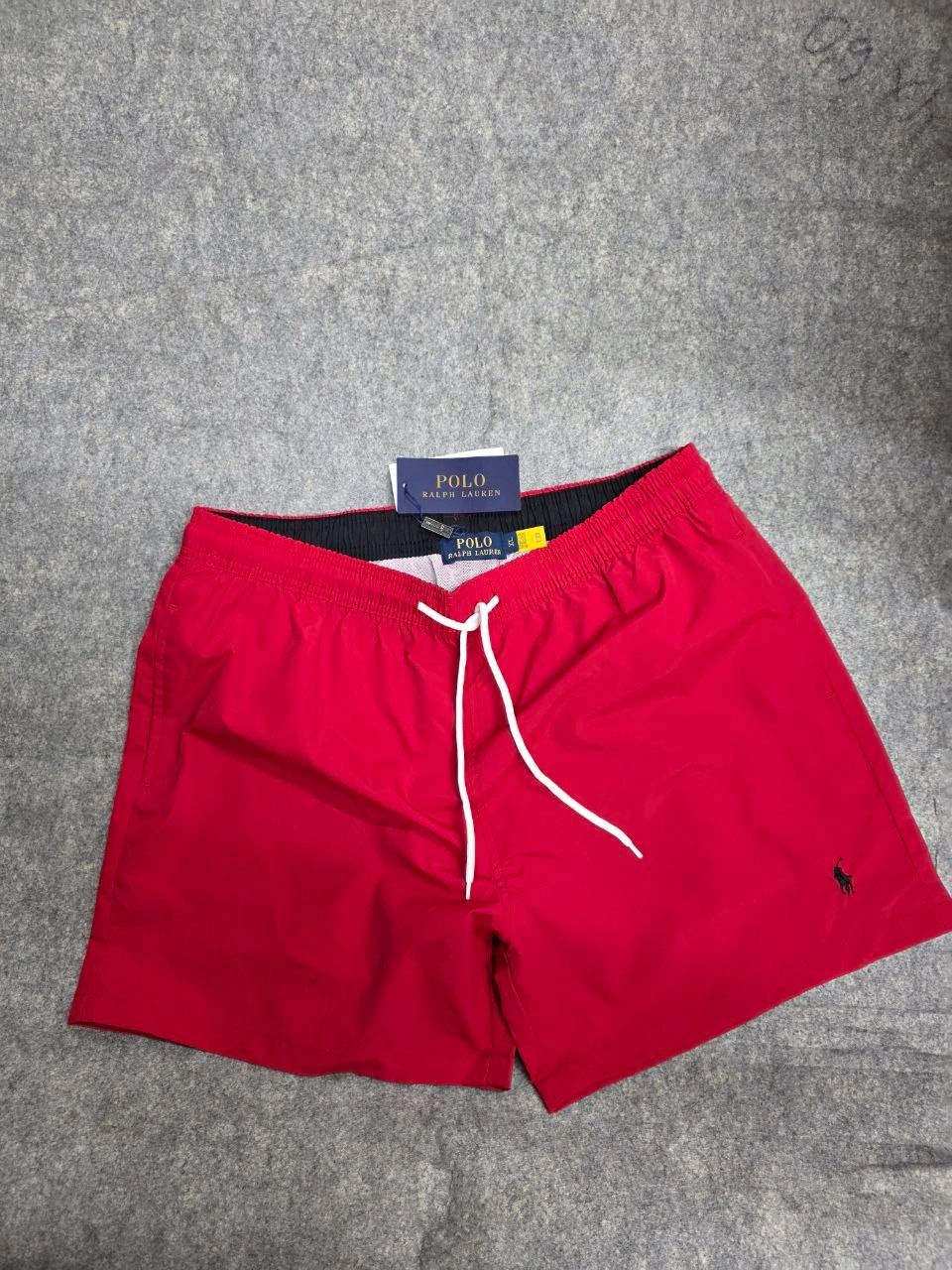 photo_2026-06-03_01-10-54 Мужские шорты Ralph Lauren красного цвета, артикул 343457