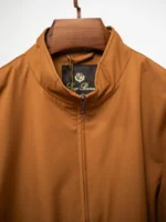 Мужская ветровка Loro Piana коричневого цвета, артикул 343476 — фото 3