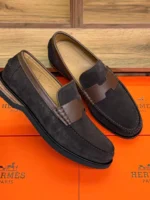 Мужские лоферы Hermes коричневого цвета, артикул 343521 — фото 5