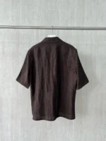 Мужская рубашка Brunello Cucinelli коричневого цвета, артикул 345201 — фото 5
