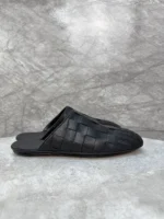 Мужские мюли Bottega Veneta чёрного цвета, артикул 343829 — фото 4