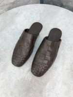 Мужские мюли Bottega Veneta коричневого цвета, артикул 343830 — фото 2