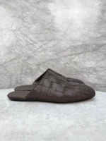 Мужские мюли Bottega Veneta коричневого цвета, артикул 343830 — фото 4