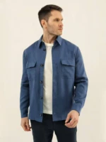 Мужской костюм Loro Piana синего цвета, артикул 343958
