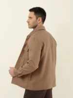 Мужской костюм Loro Piana коричневого цвета, артикул 343963 — фото 3