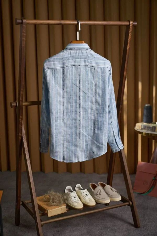 Льняная рубашка RALPH LAUREN — фото 2