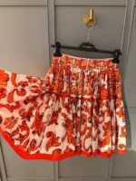 Женская юбка Dolce Gabbana оранжевого цвета, артикул 343740 — фото 3
