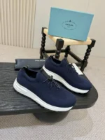 Мужские кроссовки Prada тёмно-синего цвета, артикул 345918 — фото 4