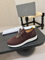 Мужские кроссовки Brunello Cucinelli коричневого цвета, артикул 346018 — фото 7