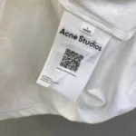Мужская футболка Acne Studios белого цвета, артикул 343983 — фото 6