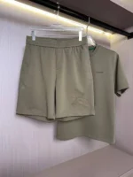 Мужской костюм Burberry цвета хаки, артикул 343992