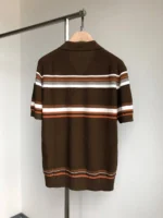 Мужское поло Zegna коричневого цвета, артикул 343995 — фото 6