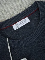 Мужская футболка Brunello Cucinelli тёмно-синего цвета, артикул 344008 — фото 8
