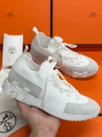 Мужские кроссовки Hermes белого цвета, артикул 343868