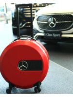 Мужской чемодан Mercedes-Benz красного цвета, артикул 345233