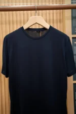 Мужская футболка Loro Piana тёмно-синего цвета, артикул 344765 — фото 3