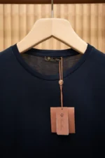 Мужская футболка Loro Piana тёмно-синего цвета, артикул 344765 — фото 4