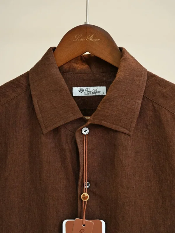 Льняная рубашка LORO PIANA — фото 2