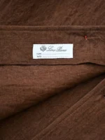 Мужская рубашка Loro Piana коричневого цвета, артикул 344774 — фото 5