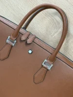 Мужской портфель MONTBLANC коричневого цвета, артикул 344806 — фото 5