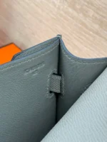 Мужская сумка мессенджер Hermes серого цвета, артикул 344810 — фото 6