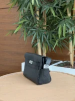 Мужская сумка мессенджер Hermes чёрного цвета, артикул 344814 — фото 5