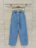 Женские джинсы Chanel синего цвета, артикул 344847