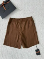 Мужские шорты Zegna коричневого цвета, артикул 344888 — фото 2