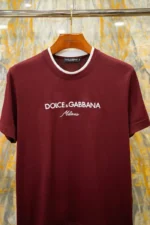 Мужская футболка Dolce Gabbana красного цвета, артикул 344890 — фото 3