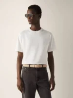 Мужская футболка Zegna белого цвета, артикул 344906 — фото 3