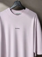 Мужская футболка Acne Studios розового цвета, артикул 344926 — фото 3