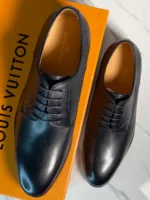 Мужские дерби Louis Vuitton чёрного цвета, артикул 344970 — фото 4