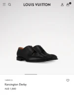 Мужские дерби Louis Vuitton чёрного цвета, артикул 344970 — фото 6