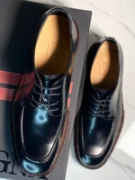 Мужские дерби Zegna чёрного цвета, артикул 344973 — фото 4