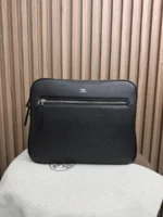 Мужская сумка мессенджер Hermes чёрного цвета, артикул 345024
