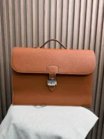 Мужской портфель Hermes коричневого цвета, артикул 345028