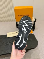 Мужские кроссовки Louis Vuitton тёмно-синего цвета, артикул 345099 — фото 9