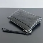 Мужской клатч Bottega Veneta чёрного цвета, артикул 345227 — фото 2
