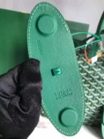 Мужская дорожная сумка Goyard зелёного цвета, артикул 345255 — фото 6