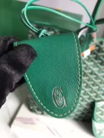 Мужская дорожная сумка Goyard зелёного цвета, артикул 345255 — фото 7