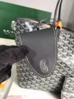 Мужская дорожная сумка Goyard серого цвета, артикул 345256 — фото 6