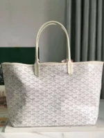 Мужская дорожная сумка Goyard белого цвета, артикул 345259 — фото 3