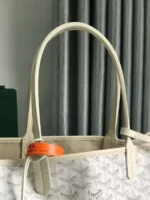 Мужская дорожная сумка Goyard белого цвета, артикул 345259 — фото 5
